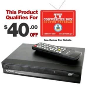 Digital TV converter box