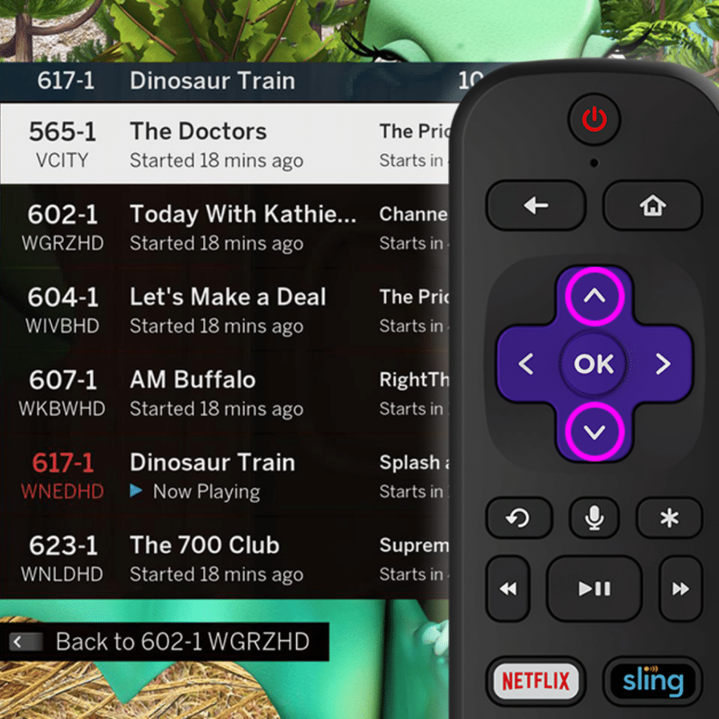 QUICK CHANNEL SELECT TABLO