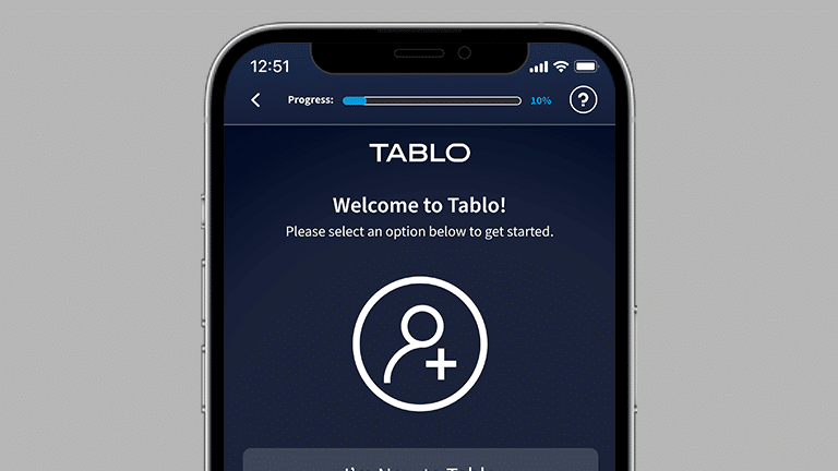 For Tablo Wi-Fi setup, use a mobile device.