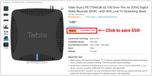 Tablo Amazon Prime Day Coupon Code 2023
