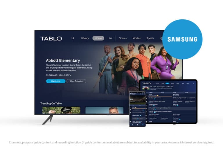 Tablo app for Samsung smart TVs now available