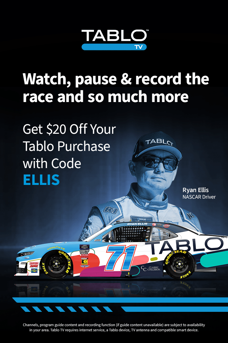 Ryan Ellis Page Mobile Banner Mexico NASCAR