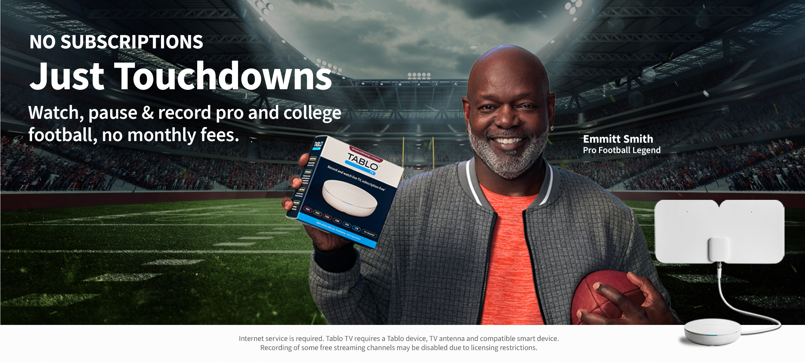 Emmitt Football Landing Page