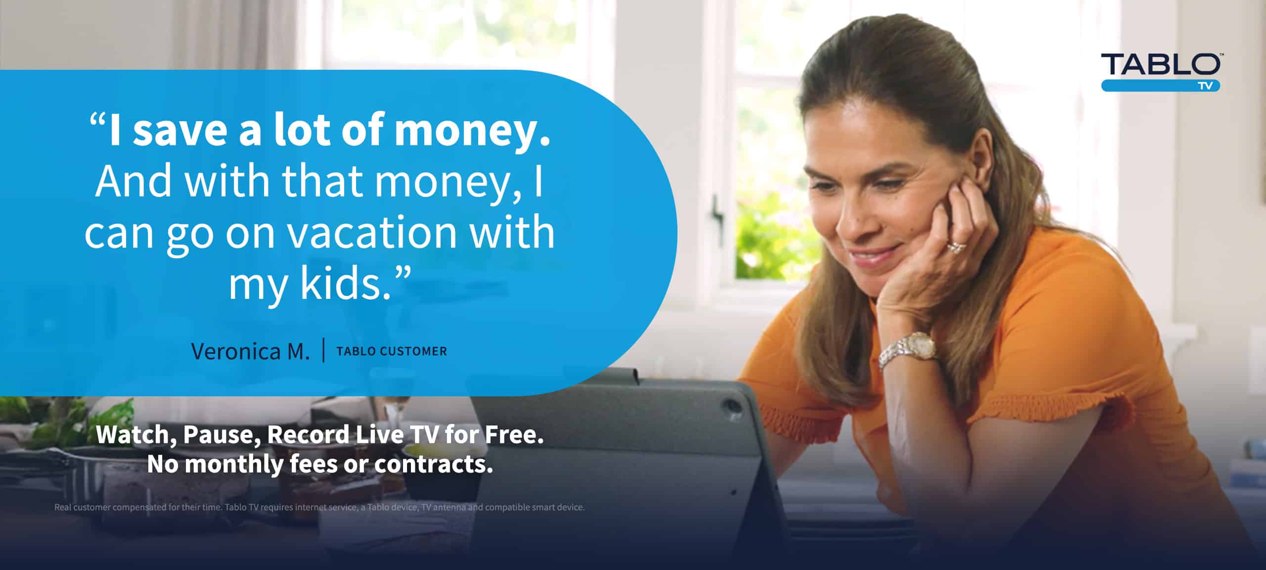 Testimonial Campaign Desktop - Veronica