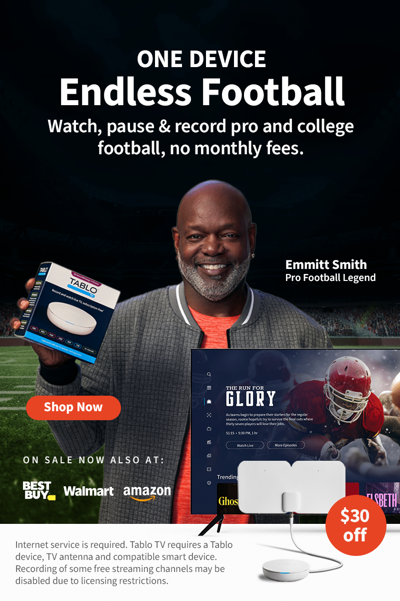 Tablo Back to Football Sale 2025 - Mobile Banner