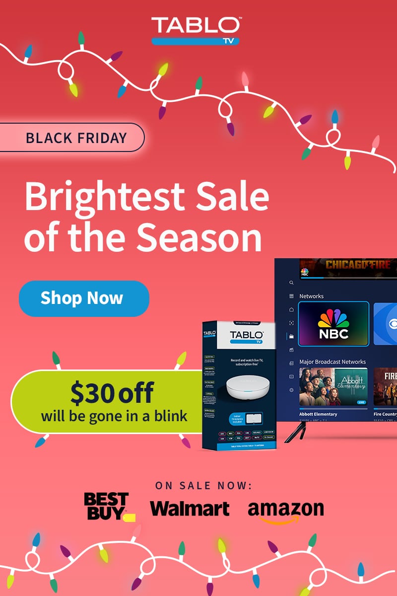 Tablo TV 2025 Black Friday Sale - Mobile Banner 800x1200