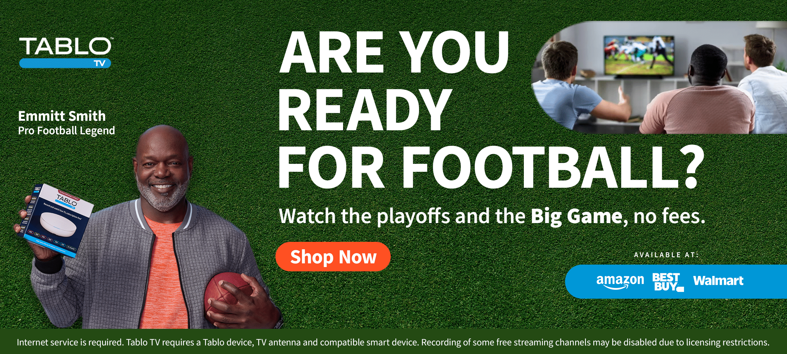 Tablo TV Big Game 2026 Evergreen Desktop