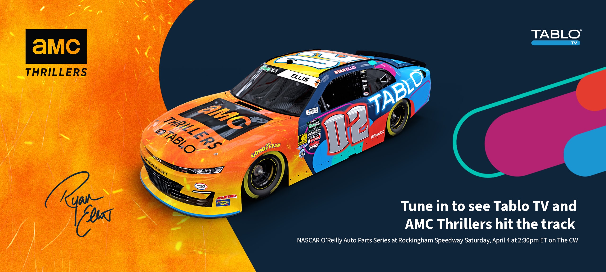 Get Tablo TV to watch AMC Thrillers and Racing